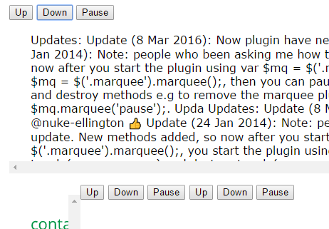 jQuery marqueedirection